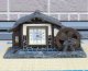 東京時計・水車のある家・昭和３０年代オルゴール付置き時計（春雨）・欠陥もあり
