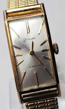 画像1: タカノ・昭和３０年代婦人用手巻き（長方形）・幻の時計