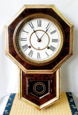 画像1: 渋谷時計製造所・八角ショートドロップ・八日巻