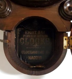 画像4: 名古屋時計・四つ丸ダルマ時計八日巻き・リペイント