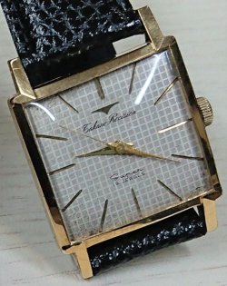 画像1: タカノ・スーパー・幻の時計と言われる紳士角型手巻・変わり文字板・【１９５９年・昭和３４年〜】