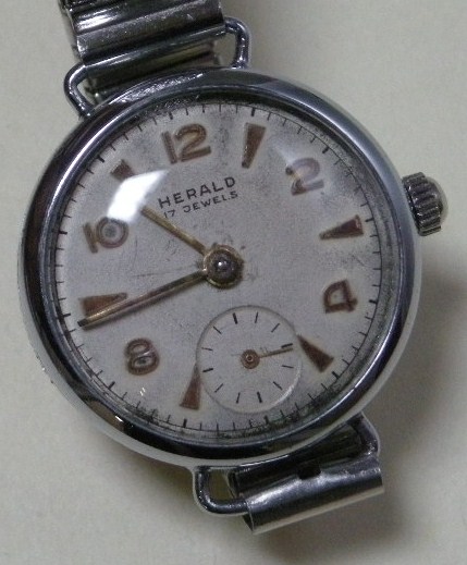 スイス製・HERAD・昭和30年代婦人用手巻・スモールセコンド付き - アンティーク時計専門店 時計屋なかの
