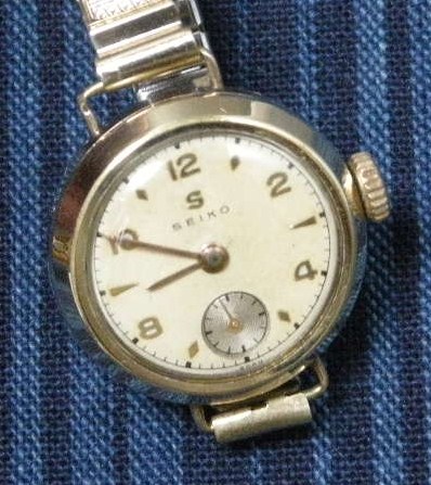 セイコー婦人用手巻・昭和20年代・スモールセコンド付き - アンティーク時計専門店 時計屋なかの