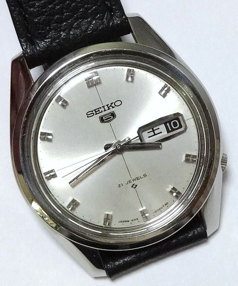セイコー61ニューファイブ・昭和40年代紳士自動巻き - アンティーク時計専門店 時計屋なかの