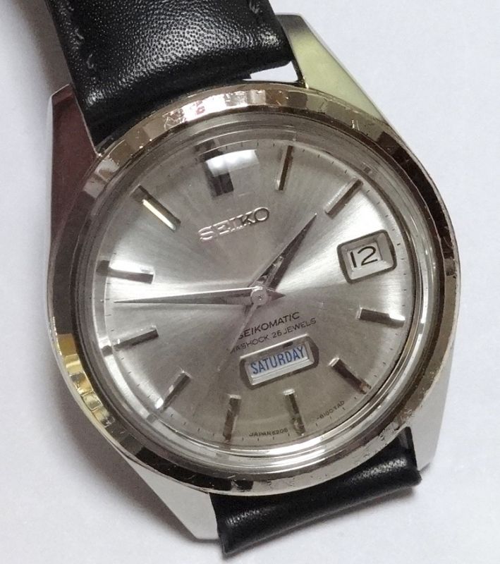 セイコーマチック・ウイークデータ（ビジネス）・昭和30年代紳士自動巻き - アンティーク時計専門店 時計屋なかの