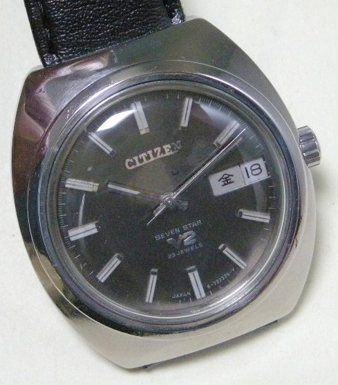 シチズン・セブンスターV2・昭和40年代紳士自動巻き - アンティーク時計専門店 時計屋なかの