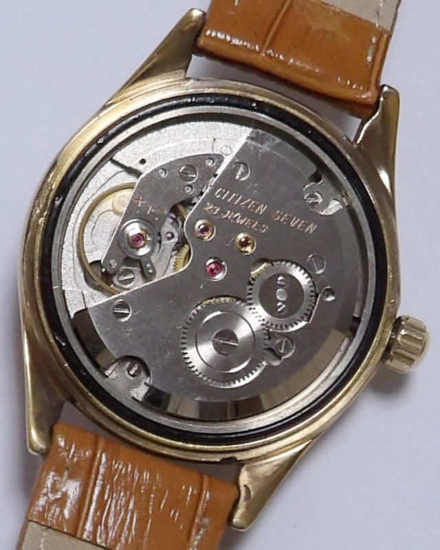 シチズン・セブン・昭和30年代最後期の紳士用手巻き・希少品 - アンティーク時計専門店 時計屋なかの