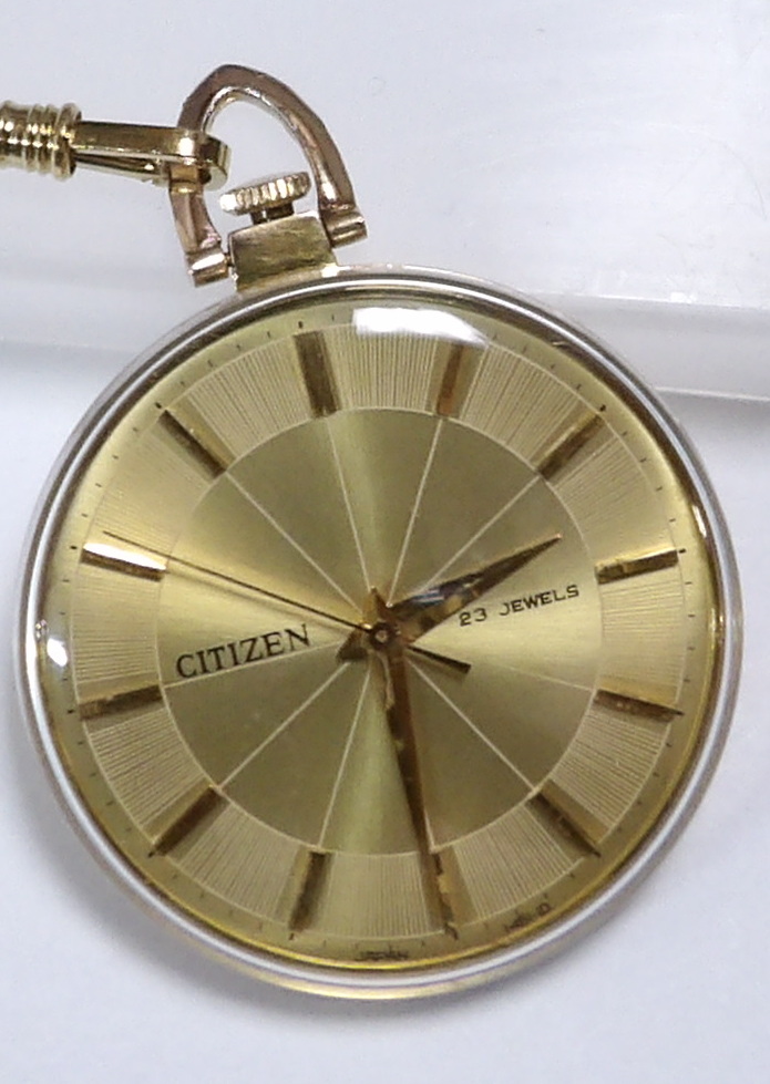 シチズン・エース【懐中時計】昭和30年代 手巻き時計 - アンティーク時計専門店 時計屋なかの