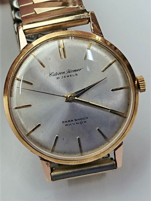 シチズン・ホーマー・昭和30年代紳士手巻き - アンティーク時計専門店 時計屋なかの