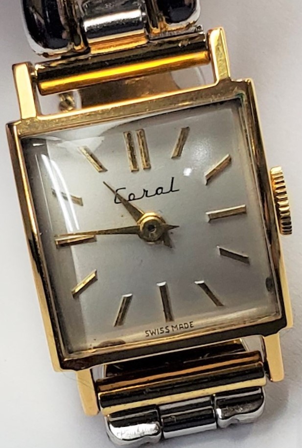 スイス製婦人用手巻・CORAL・本体デッドストック・昭和30年代 - アンティーク時計専門店 時計屋なかの