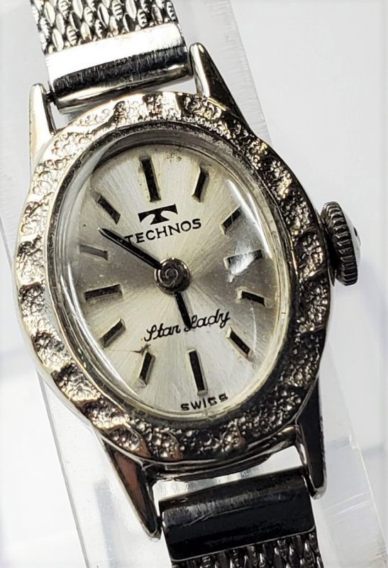 テクノス（スイス）・婦人用手巻・昭和30年代 - アンティーク時計専門店 時計屋なかの