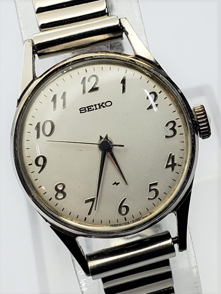 セイコー・サルビア・昭和40年代婦人用手巻・オール数字インデックス・見やすい文字板 - アンティーク時計専門店 時計屋なかの
