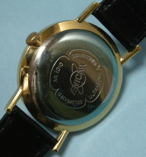 エニカ・1960年代のスイス製・紳士手巻・デッドケース - アンティーク時計専門店 時計屋なかの