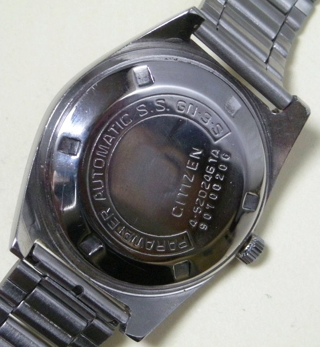 シチズン・セブンスターデラックス・昭和40年代紳士自動巻き - アンティーク時計専門店 時計屋なかの
