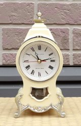 画像: 東京時計・昭和４０年代オルゴール付き【五木の子守歌】置き時計・小型サイズ
