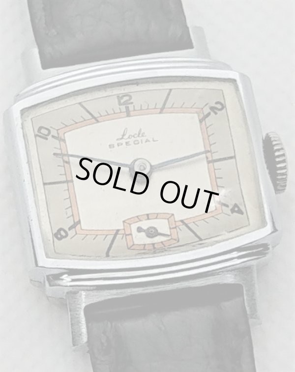 画像1: ロックル・スペシャル・東洋時計製造角型紳士手巻き・昭和１１年〜　【資料的に価値ある時計】