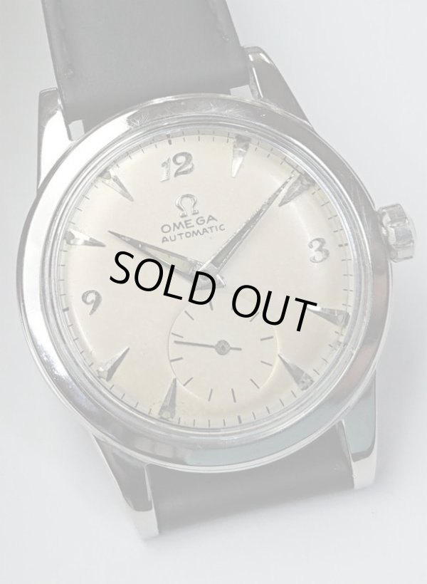 画像1: オメガ・ハーフローター紳士自動巻き・1950年代の希少な時計・スモールセコンド付き