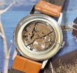 画像3: Delser【デルセール】・スイス製・紳士手巻き・銅メッキ仕上げ・非防水・シンプルな時計・１９６０年代