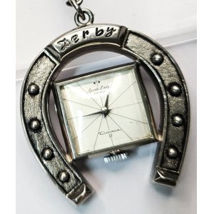 画像: セイコー・馬蹄型・懐中時計【置き時計にもなる】１９６０年代【昭和３０年代】の超貴重な手巻き時計