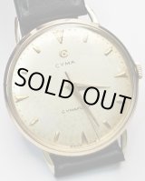 画像: 【調整中】シーマ・紳士手巻き・中三針　出車方式・【１８７１年に設立されたスイスのブランド】・１９５０年代後半