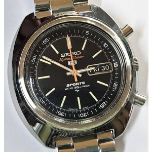 画像: セイコー・７０ファイブスポーツ・スピードタイマー・紳士自動巻き・フライバック機能付き【１９７０年・昭和４５年・９月生まれ】