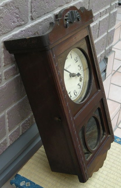 画像: タイセン宮型八日巻き掛時計・昭和３０年代