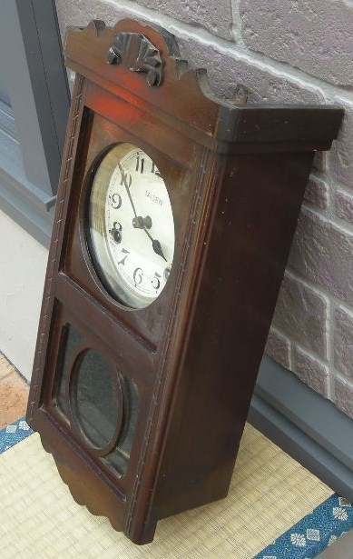 画像: タイセン宮型八日巻き掛時計・昭和３０年代