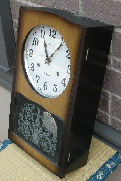 画像: セイコー・一ヶ月巻き掛時計・昭和４０年代