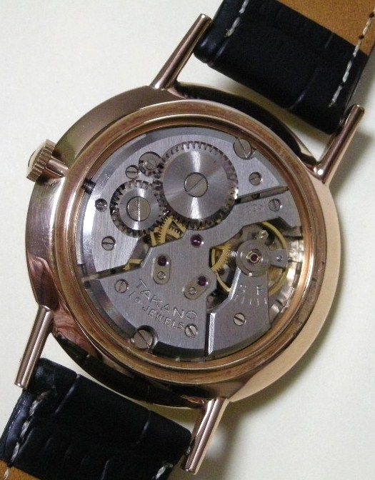 画像: タカノ・スーパー・幻の時計と言われる昭和３０年代紳士手巻・美品