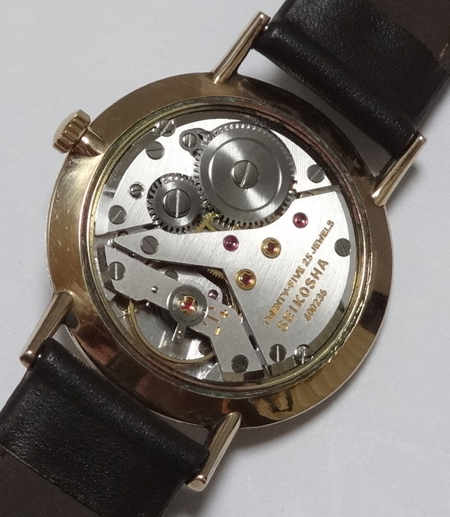 画像: セイコーゴールドフェザー・昭和３０年代紳士手巻・当時の一番薄い時計