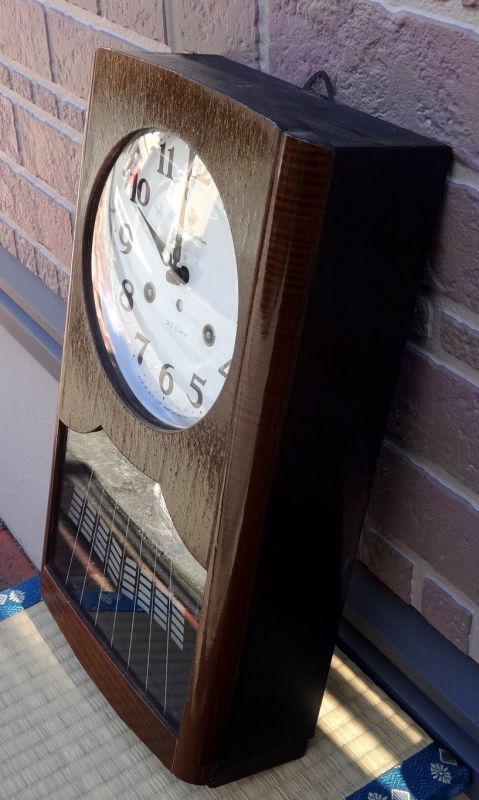 画像: アイチ１ヶ月巻き掛け時計・昭和４０年代