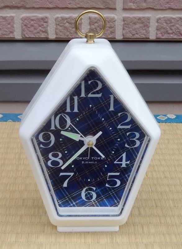 画像1: 東京時計シークレット・昭和４０年代フルオリジナルデッドストック・手巻きベル付目覚まし・箱、取説付
