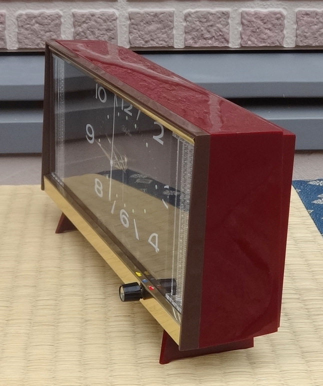 画像: リズム時計・千歳（ちとせ）オルゴール付置き時計・昭和４０年代デッドストック