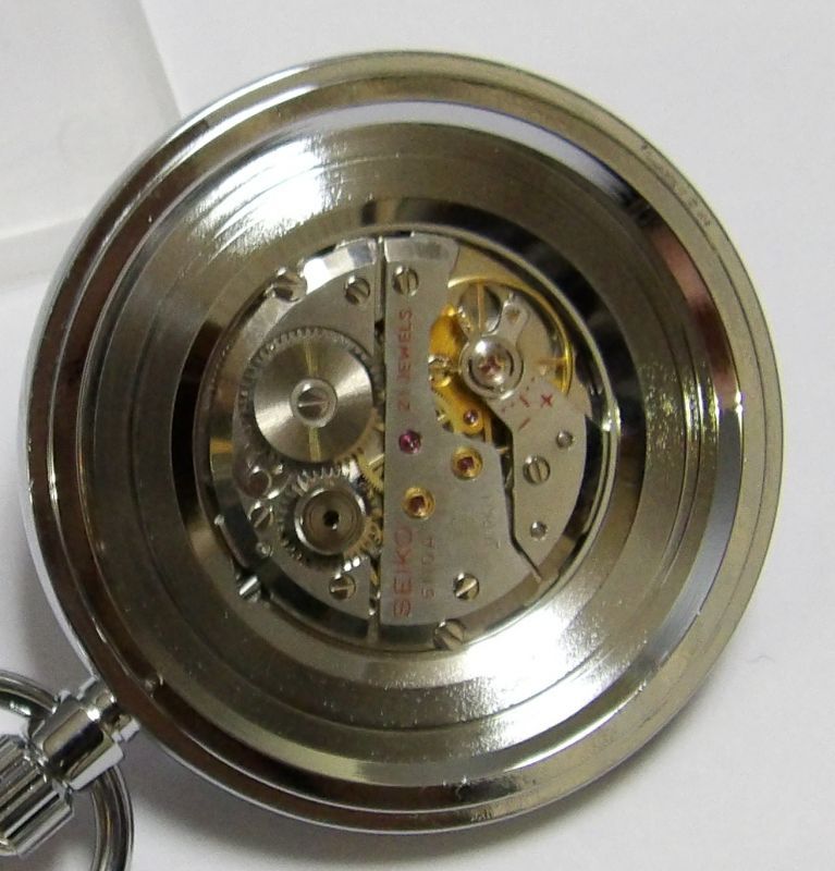 画像: セイコー懐中時計（鉄道時計）・プレシオン　１９７０年代・手巻きデッドストック美品