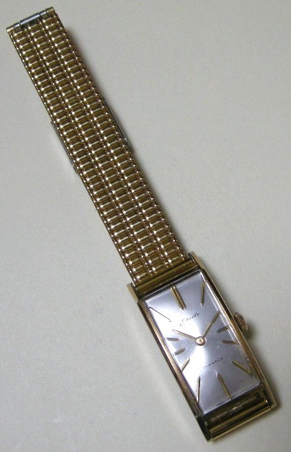 画像: タカノ・昭和３０年代婦人用手巻き（長方形）・幻の時計