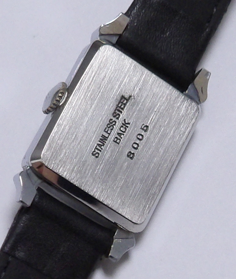 画像: SEIKOSHA・セイコー角型手巻き・昭和２０年代からの古い時計・スモールセコンド付