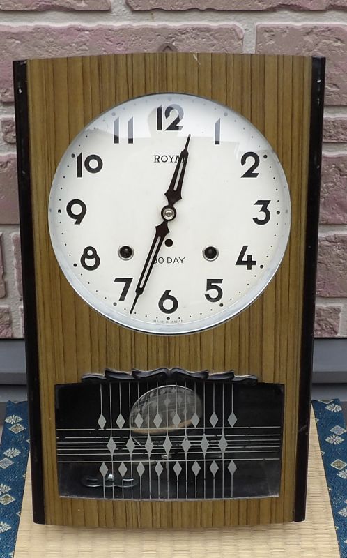 画像1: ローヤル・一ヵ月巻き掛時計・昭和40年代