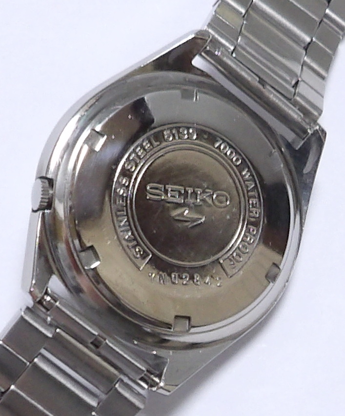 画像: セイコー・５１ニューファイブデラックス・昭和４０年代紳士自動巻き・シンプルな時計