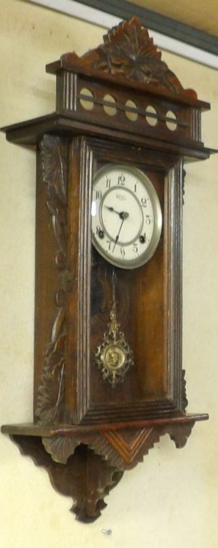 画像: ローヤル・宮型八日まき掛け時計・装飾飾り・大正から昭和にかけて
