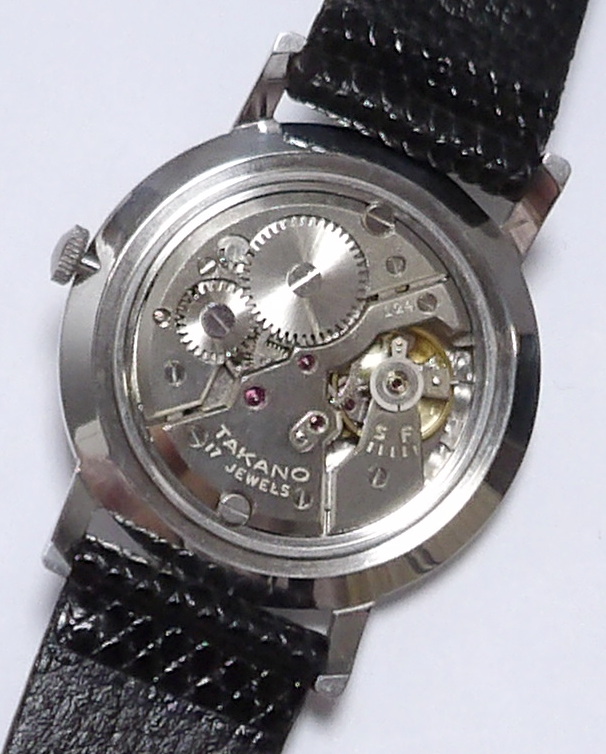 画像: 幻の時計・タカノ・プライム・本体デッドストック昭和30年代紳士手巻き・変わり文字板・美品