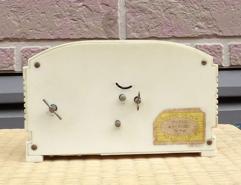 画像: 東京時計・昭和30年代オルゴール付き【エリーゼの為に】・一日巻の手巻き時計