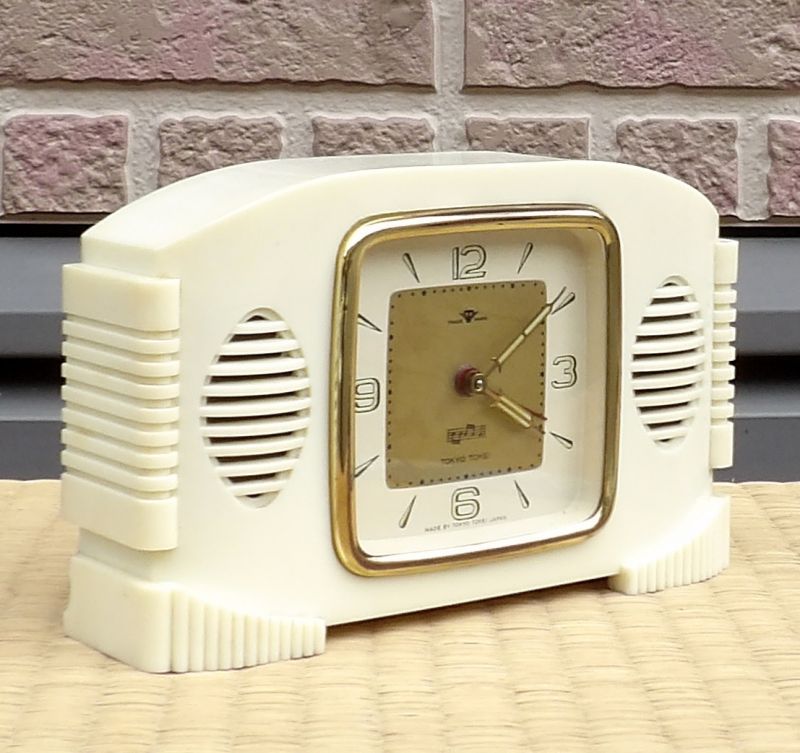 画像: 東京時計・昭和30年代オルゴール付き【エリーゼの為に】・一日巻の手巻き時計