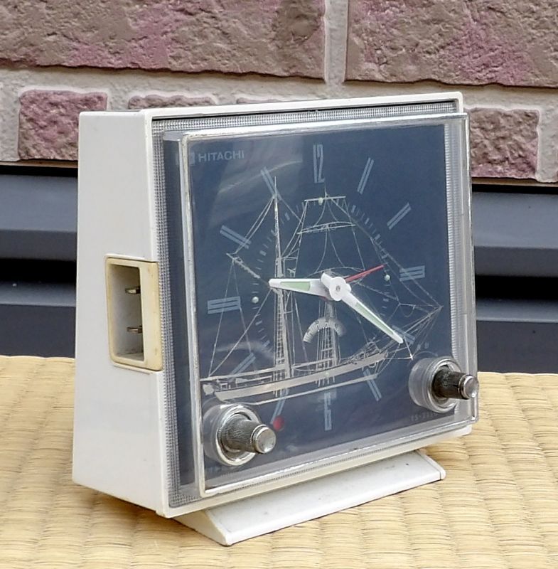 画像: セイコータイムスイッチ付置き時計・昭和30年代・日巻き【一日巻】