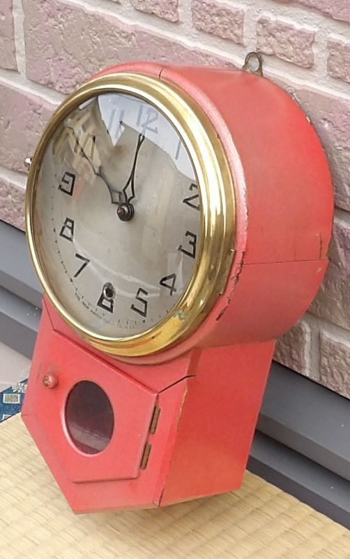 画像: ニューヘブン【USA】超小型八日まき掛け時計【時打ちなし】大正時代〜・貴重品