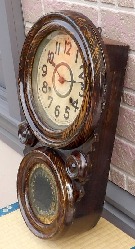 画像: 精工舎・だるま時計・明治から大正にかけて・八日まき掛け時計