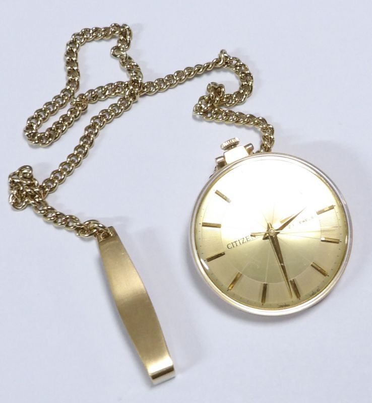 画像: シチズン・エース【懐中時計】昭和３０年代　手巻き時計