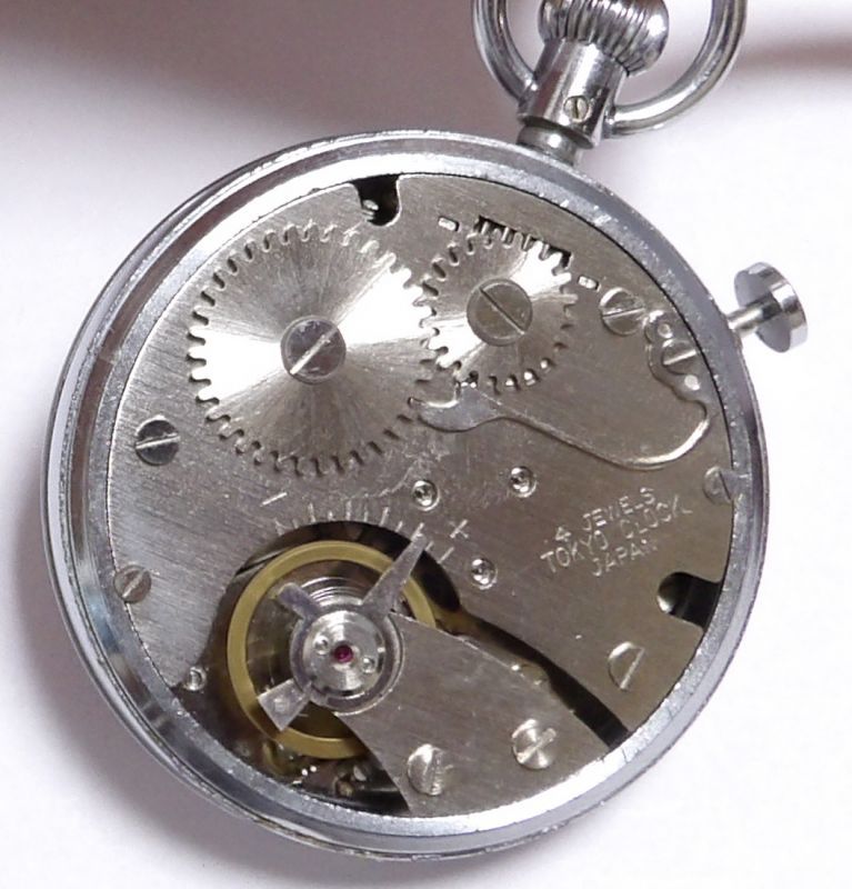 画像: 東京時計・積算式ストップウオッチ・貴重な手巻き式・昭和４０年代