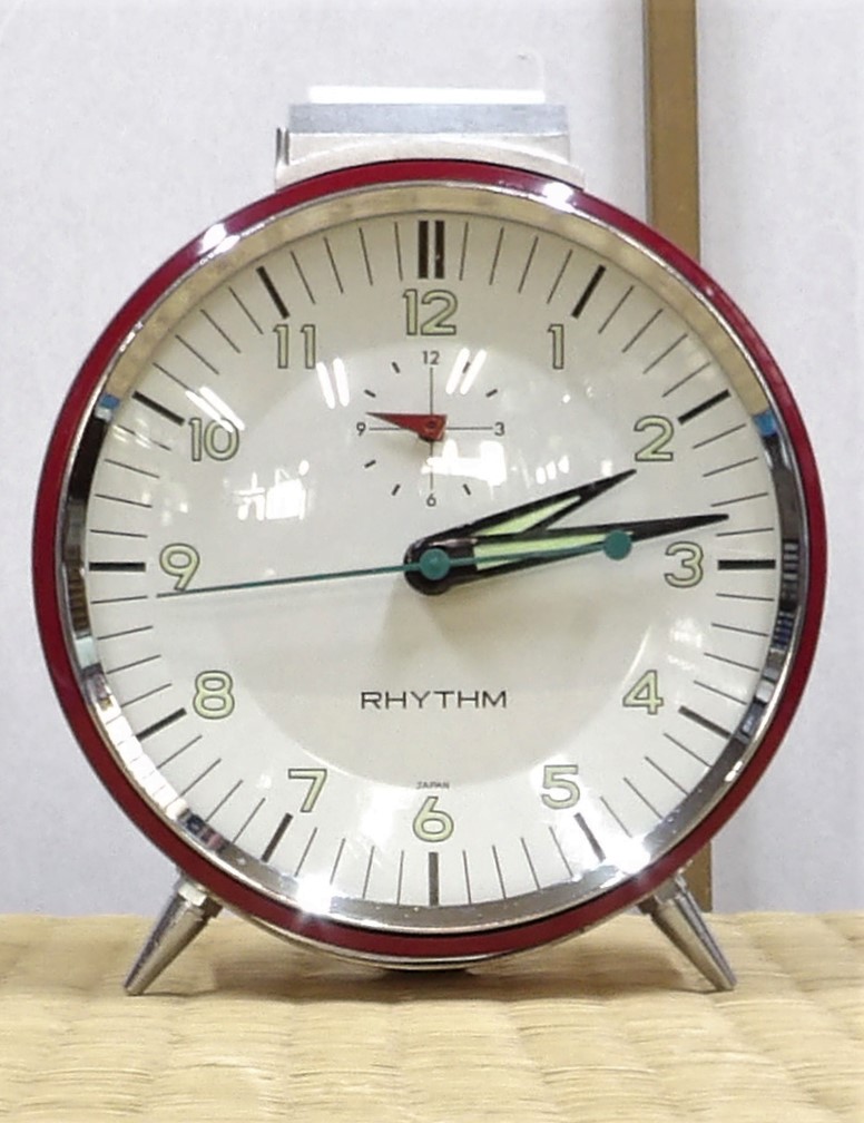 画像1: リズム時計・ベル付き目覚まし・昭和３０年代から４０年代。美品