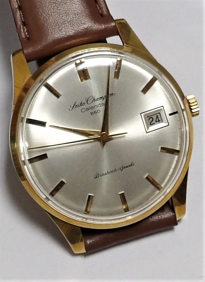 セイコー・チャンピオンカレンダー８６０・フルオリジナルデッドストック・昭和３０年代紳士手巻き - アンティーク時計専門店 時計屋なかの