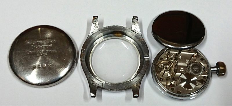 画像: 精工舎・ネーション二重ケース手巻き・軍用時計として昭和４年【１９２９】から発売